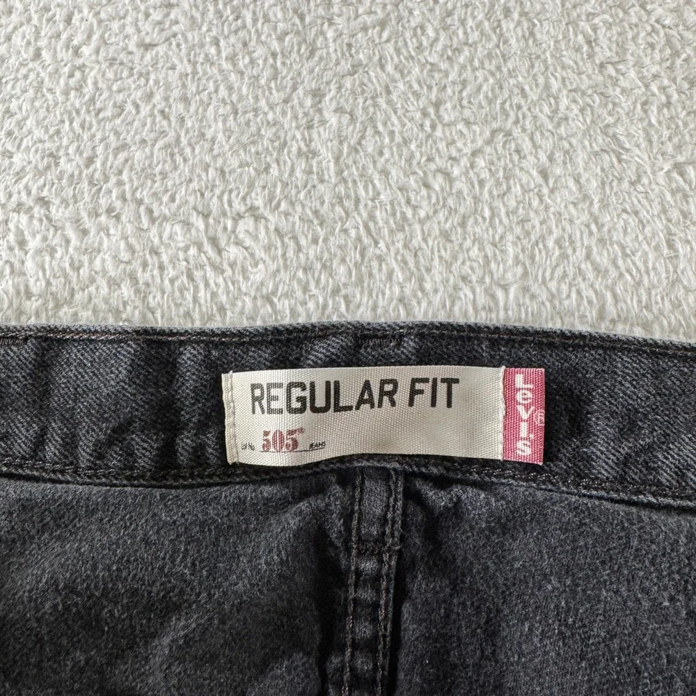 VTG Y2K 2000s Levi's 505 Regular Fit Straight Leg Red Tab Denim‎ Jeans 38x32